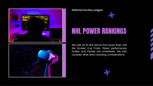 NHL Power Rankings